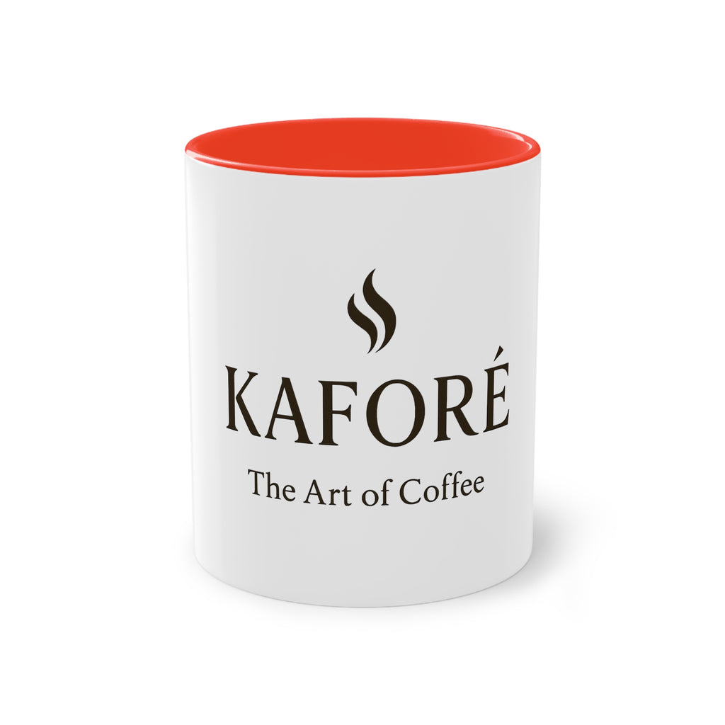 KAFORÉ Two-Tone Coffee Mug - 11oz | Perfect for Coffee Lovers & Gift Giving