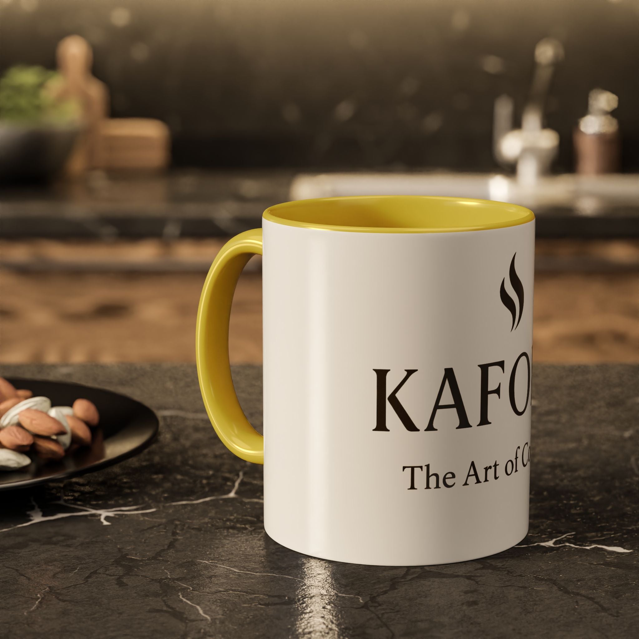Kaforé Coffee Mug (11oz/15oz) — 'The Art of Coffee' Ceramic Mug
