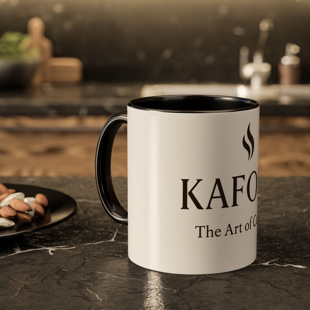 Kaforé Coffee Mug (11oz/15oz) — 'The Art of Coffee' Ceramic Mug