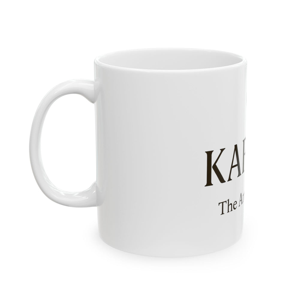 Kaforé Ceramic Coffee Mug (11oz/15oz) — “The Art of Coffee”