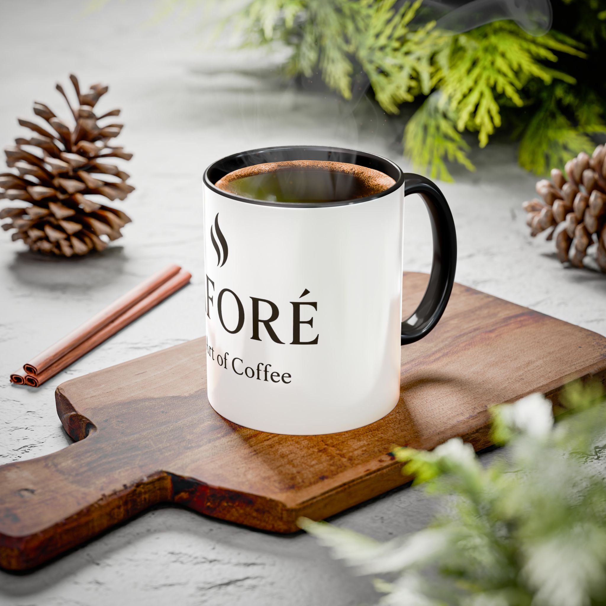 Kaforé Coffee Mug (11oz/15oz) — 'The Art of Coffee' Ceramic Mug