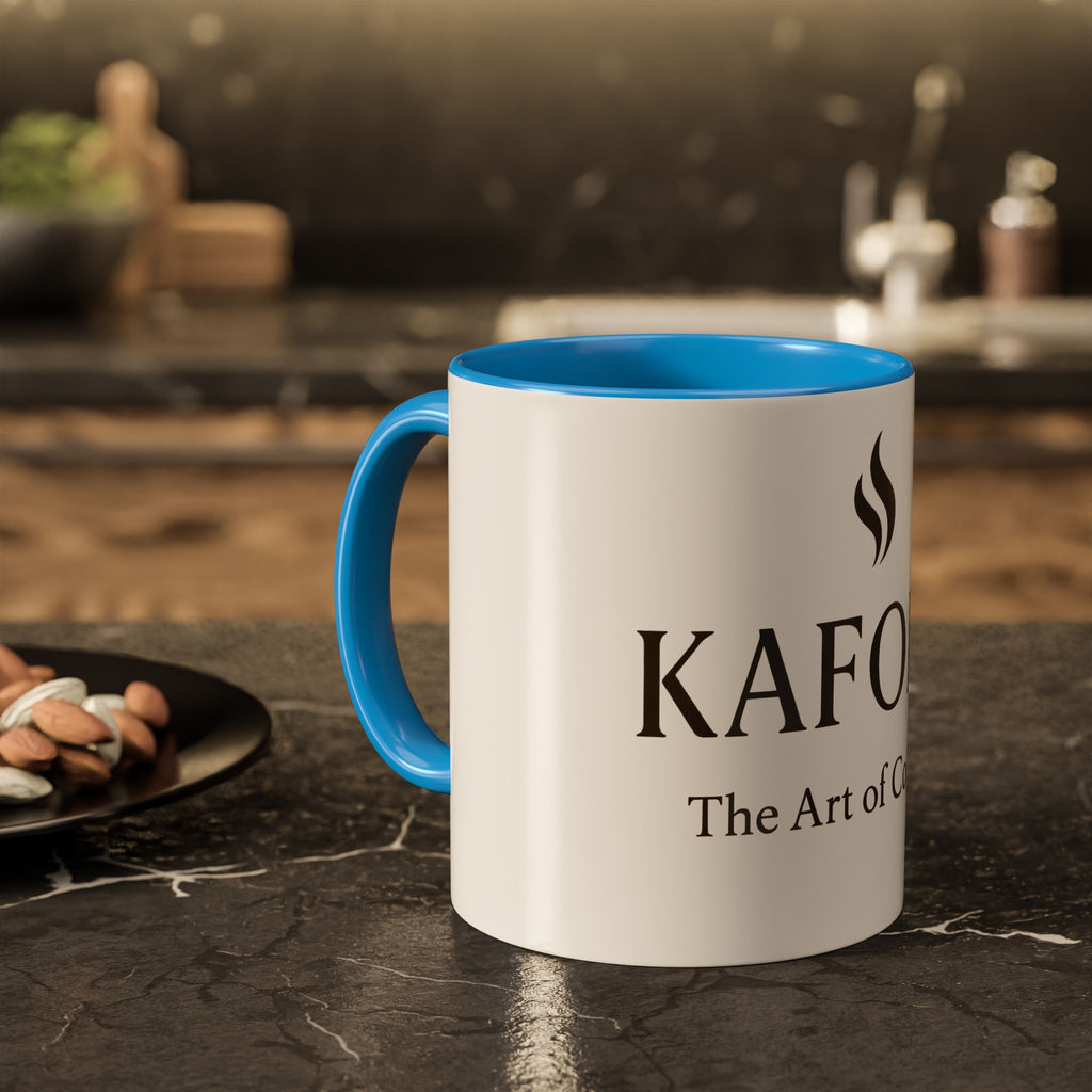 Kaforé Coffee Mug (11oz/15oz) — 'The Art of Coffee' Ceramic Mug