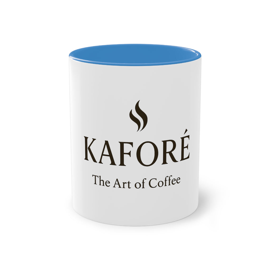 KAFORÉ Two-Tone Coffee Mug - 11oz | Perfect for Coffee Lovers & Gift Giving