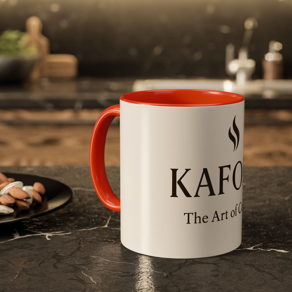 Kaforé Coffee Mug (11oz/15oz) — 'The Art of Coffee' Ceramic Mug