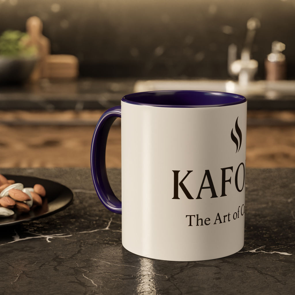Kaforé Coffee Mug (11oz/15oz) — 'The Art of Coffee' Ceramic Mug