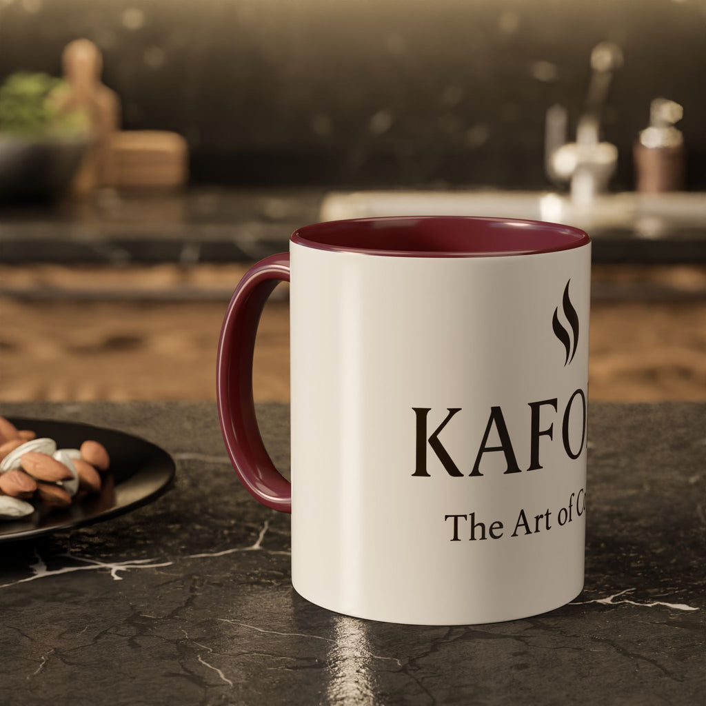 Kaforé Coffee Mug (11oz/15oz) — 'The Art of Coffee' Ceramic Mug