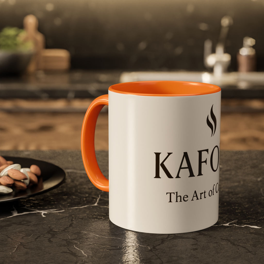 Kaforé Coffee Mug (11oz/15oz) — 'The Art of Coffee' Ceramic Mug