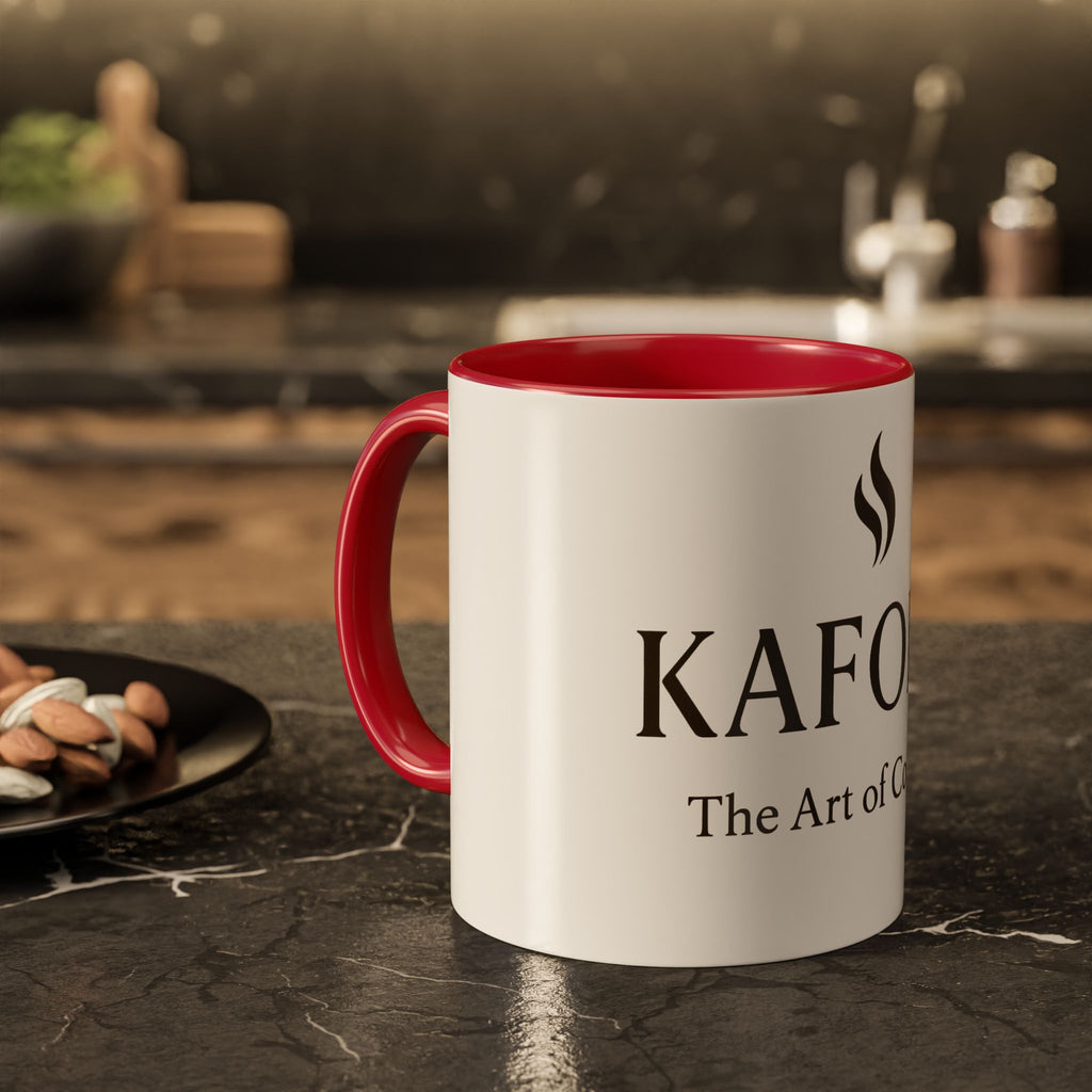 Kaforé Coffee Mug (11oz/15oz) — 'The Art of Coffee' Ceramic Mug